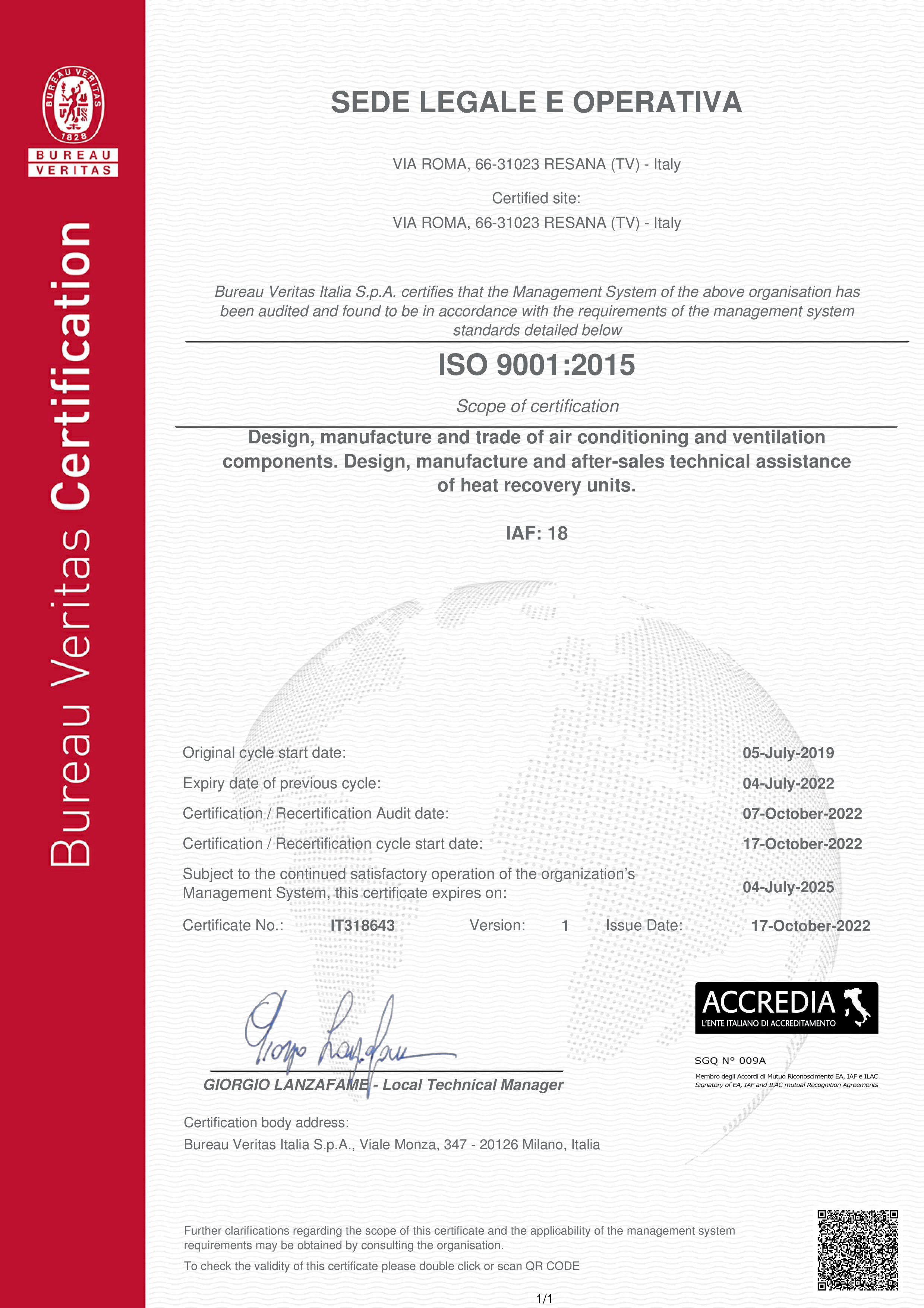 BROFER ISO 9001 
